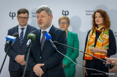 Od lewej: prof. Z. Pater,  prof. P. Koszelnik, prof. M. Mrówczyńska, prof. PB M. Kosior-Kazberuk,