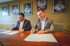 Od lewej: inż. K. Lewicki (PSRP) i mgr inż. M. Klimczyk (KRD),