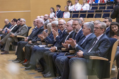 Uroczystość nadania tytułu doktora honoris causa prof. K. Matyjaszewskiemu,